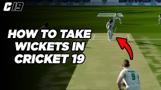 How To Take Wickets in Cricket 19! #Shorts