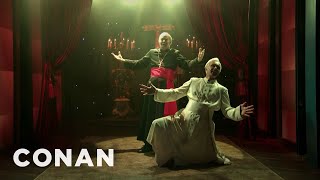 An Exclusive First Look At "Two Popes: The Musical" | CONAN on TBS