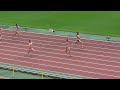 予選 女子400ｍＨ1組　日本選手権陸上2021