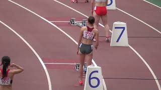 予選/女子400ｍＨ1組　日本選手権陸上2021