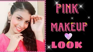 Pink makeup look for teenagers. || Unnati tutorials.