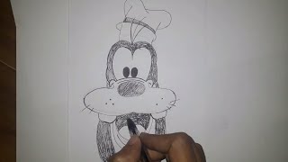 How-To Draw Goofy(Mickey Mouse) Disney step by step