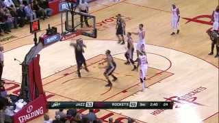 Donatas Motiejunas Highlights vs Jazz (2015.01.10)