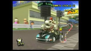 『マリオカートWii』【ほねクッパ】でグランプリ優勝☆ 50cc ① キノコカップ ［Mario Kart Wii］［Dry Bowser］마리오 카트 위