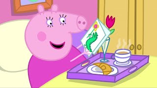 Baking A Cake For Mummy Pig 🎂 | Peppa Pig Official Clip