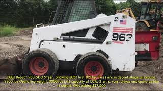 2011 Bobcat 963 Skid Steer