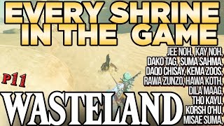 Every Shrine in Wasteland - Jee Noh, Hawa Koth, Daqo Chisay Tho Kayu, \u0026 More! Breath of the Wild