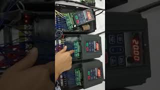 How to make 3 inverters work in cycle. MICNO ac drive, similar function of Delta.