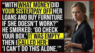 “Where did your sister get new furniture?” he smirked — “Check your hidden savings”
