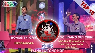 GIA ĐÌNH TÀI TỬ - Tập 15 | Thử thách hát karaoke | Thử thách trí nhớ | 27/12/2015
