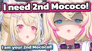 Mococo is so done with Fuwawa, she wants to replace her with a 2nd Mococo