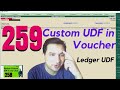 Tally Chapter 259 TDL for Custom UDF in Voucher By Rajiv Mishra Computer Class | Learn TDL in Hindi