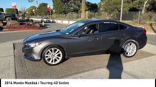 Santa_Cruz Subaru Dealer Dealership Guarantee 2016 Mazda Mazda6 Meteor Gray Mica i Touring 4D Sedan