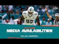 Calais Campbell meets with the media after #JAXvsMIA |  Miami Dolphins