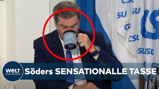 EINE TASSE GEHT VIRAL: Söder trinkt Tee und das Netz flippt aus