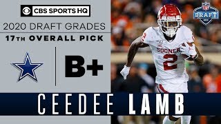 CeeDee Lamb FALLS all the way to the Dallas Cowboys and the 17th overall pick | 2020 NFL Draft