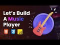 Creative Web Music Player with Vanilla JavaScript