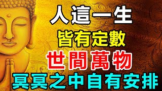 善有善報！佛說：人這一生，皆有定數！世間萬物，冥冥之中自有安排 | 好東西 佛說