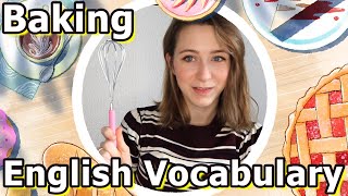 Baking Vocabulary Words | English lesson