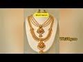 gold long haram designs with weight details steps long haram collection 22ct gold jewellery