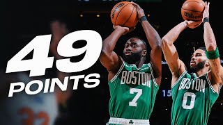 Jayson (25 PTS) \u0026 Jaylen (24 PTS) Handle Business vs Knicks! | February 23, 2025