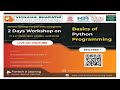 Workshop on Basics of Python Programming | (Day2)