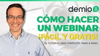 🔴 Cómo Hacer un Webinar o Seminario Gratis