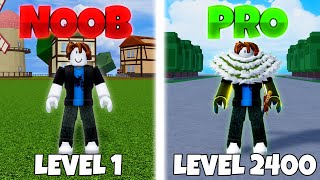 Starting Over As Noob And Becoming PRO In Blox Fruits Roblox