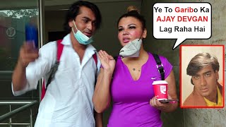 Rakhi Sawant Commented On Her Fan As He Look A Like Ajay Devgn In Front Of Media