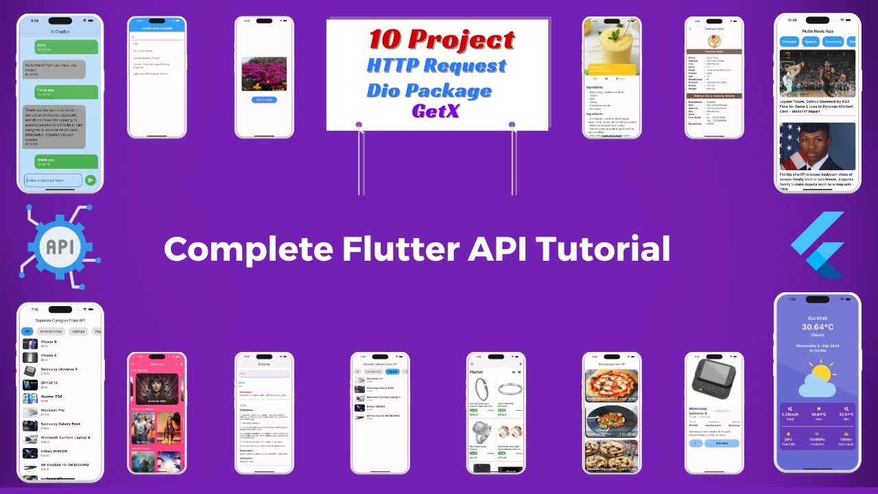 Flutter Api Tutorial For Beginners Flutter Api Integration With Real