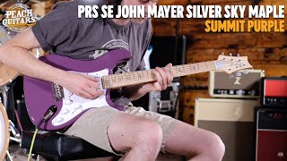 PRS SE Signature | SE John Mayer Silver Sky Maple - Summit Purple