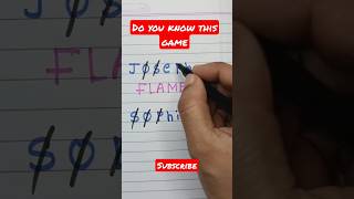 flames game🔥🔥 | flames game how to play #shorts #flames #shortvideo