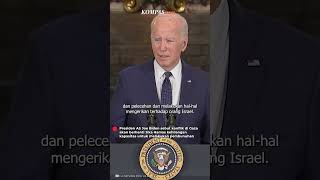 Biden Sebut Konflik di Gaza Akan Berhenti jika Hamas Tak Lagi Bunuh Warga Israel