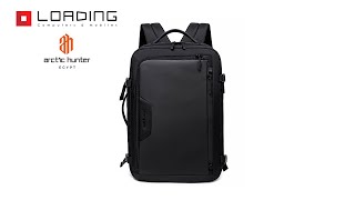 Arctic Hunter B00187 - 15.6-inch Multi Function Travel Laptop Backpack Waterproof, Black