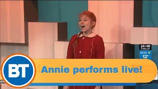 Annie performs live