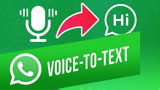 Cara Menggunakan Fitur Suara ke Teks WhatsApp | Cara Mendikte Pesan WhatsApp