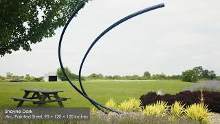 Arc by Shayne Dark at Oeno Gallery Outdoor Sculpture Garden in Prince Edward County, Ontario, Canada