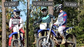 Yamaha dirt bike duel !