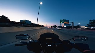 Just Ride 03 - Evening Freeway | Sawicki Exhaust S\u0026S 475 Cam - 2023 Harley Low Rider ST | 4K 60FPS