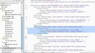 Android Application Development Tutorial - 53 - Text Activity with Theme