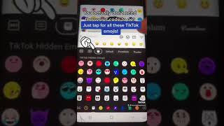 Why to type code if you can one click for TikTok emoji?