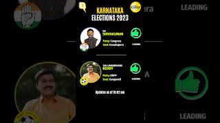 Karnataka Elections Results 2023 | Big Netas Tracker: See How the Big Netas Are Performing | #shorts
