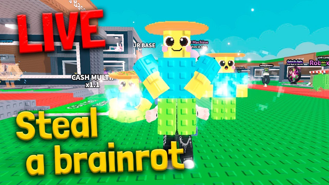 Steal A Brainrot Live Youtube