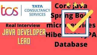 TCS java developer interview recording, Jan 2023| Core Java, spring, spring boot, database,hibernate