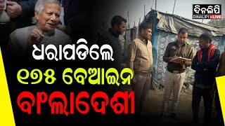 ଧରାପଡିଲେ ୧୭୫ ବେଆଇନ ବାଂଲାଦେଶୀ || DinalipiLive