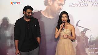 Prabhas and Shraddha talking about their on-screen chemistry