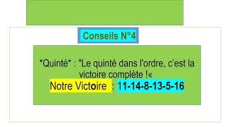 l  QUINTE TURF SAMEDI 21/09/2024. WIN QUINTE