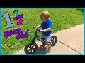 Kids Strider Bike // 18 Month Old Riding Balance Bike // Review