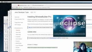 Java with Eclipse Juno Part 4: Create a simple Swing app (GUI)