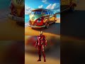 AVENGERS But bus VENGERS 🔥 All Characters (marvel & DC) 2024💥#avengers #spiderman #short #car #bus